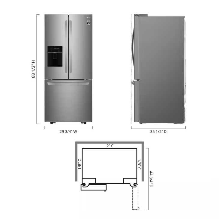 22 cu. ft. French Door Refrigerator - Image 2