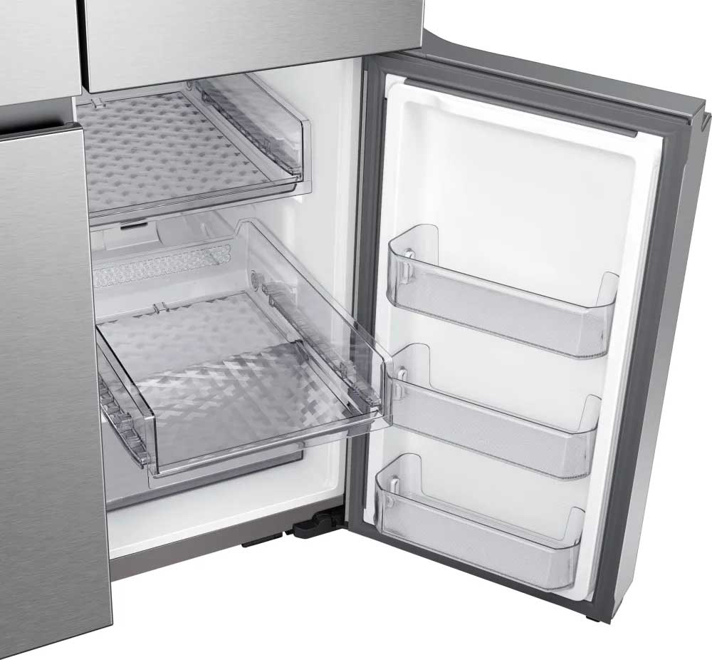 36 Inch Smart 4-Door Flex™ Refrigerator with 29 Cu. Ft. Capacity, AutoFill Water Pitcher, Dual Ice Maker, FlexZone Storage, Flex Crisper, UV Deodorizing Filter, Triple Cooling, and ADA Compliant: Fingerprint Resistant Stainless Steel - Image 5