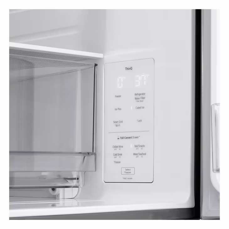 30 cu. ft. Smart Standard-Depth MAX™ 4-Door French Door Refrigerator with Full-Convert Drawer - Image 6