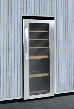 24" Wine Cellar, 160-Bottle, Smooth Racks, Absorption Cooling, Stainless Steel - Image 3