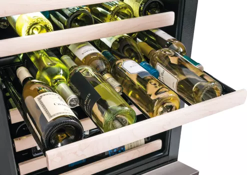 24" Wine Cooler, 48 Bottles, 7 Maple Racks, Custom Temp, ADA, Star-K Sabbath, Theater Lighting, Left Hinge. - Image 8