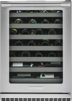 24" Wine Cooler, 48-Bottle, Maple Racks, Custom Temp, ADA, Sabbath, Theater Lighting, Right Hinge. - Image 4