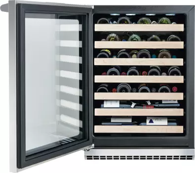 24" Wine Cooler, 48 Bottles, 7 Maple Racks, Custom Temp, ADA, Star-K Sabbath, Theater Lighting, Left Hinge. - Image 3