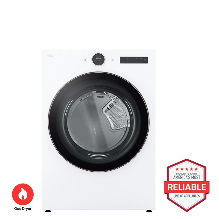 LG DLGX6501W 7.4 cu. ft. Smart Gas Dryer