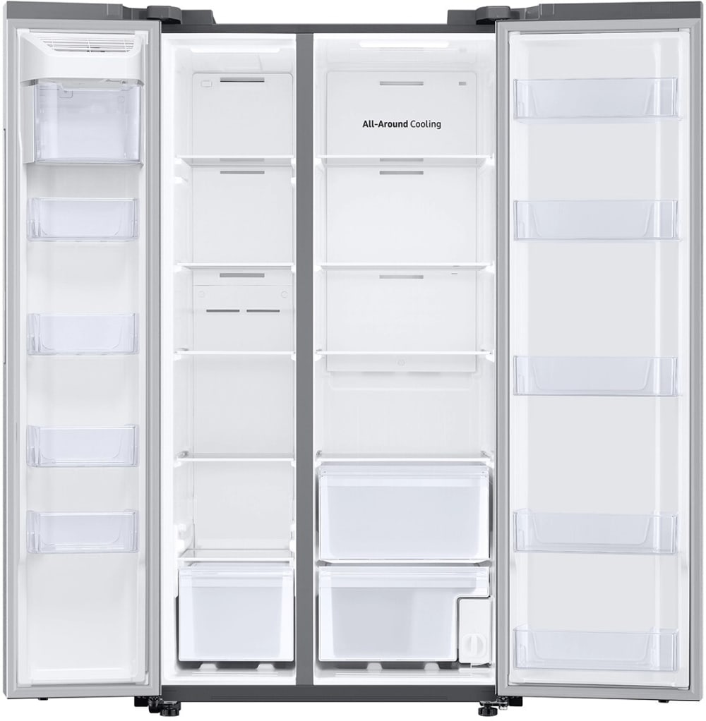 Samsung RS28A500ASR 28 cu. ft. Side-by-Side Smart Refrigerator view 2